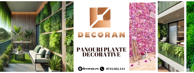 Panouri decorative cu plante artificiale – O soluție versatilă pentru  decorarea spațiilor interioare și exterioare