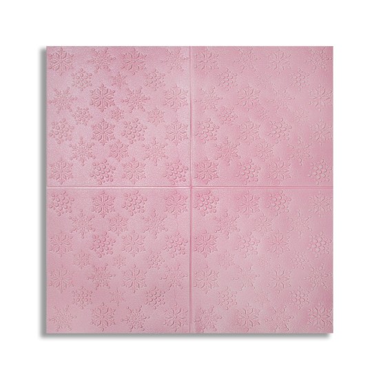 Set 5 x Tapet 3D Autoadeziv, design modern, rezistent la umezeala, usor de curatat, 70x70cm, Naimeed D4718, Roz