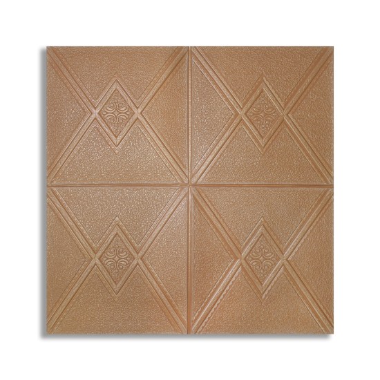 Set 10 x Tapet 3D Autoadeziv, design modern, rezistent la umezeala, usor de curatat, 70x70cm, Naimeed D4744, Maro Set 10 x Tapet 3D Autoadeziv, design modern, rezistent la umezeala, usor de curatat, 70x70cm, Naimeed D4744, Maro