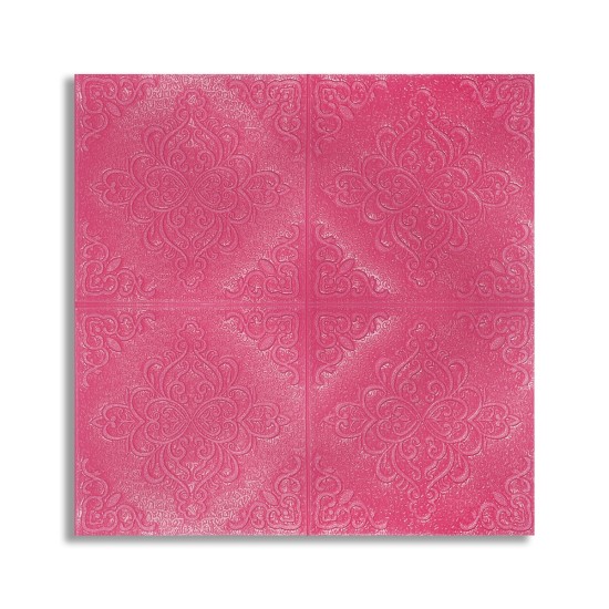 Set 10 x Tapet 3D Autoadeziv, design modern, rezistent la umezeala, usor de curatat, 70x70cm, Naimeed D4755, Roz