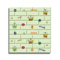 Tapet 3D autoadeziv, design modern,  usor de curatat, 70x77cm, Naimeed D3559