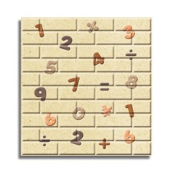 Tapet 3D autoadeziv, design modern,  usor de curatat, 70x77cm, Naimeed D3586