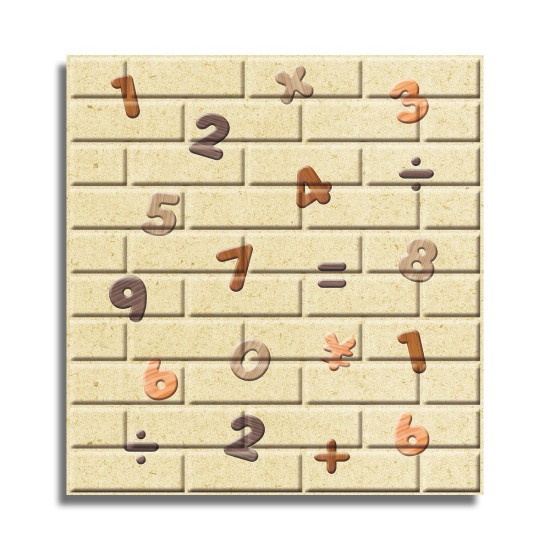 Tapet 3D autoadeziv, design modern,  usor de curatat, 70x77cm, Naimeed D3586