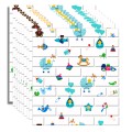 Set 10x Tapet 3D Autoadeziv, 5mm grosime, rezistent la apa, usor de curatat, 70x77cm, Naimeed D3568, Multicolor Set 10x Tapet 3D Autoadeziv, 5mm grosime, rezistent la apa, usor de curatat, 70x77cm, Naimeed D3568, Multicolor