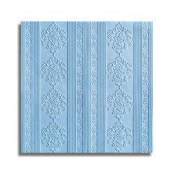 Set 10x Tapet 3D Autoadeziv, 5mm grosime, rezistent la apa, usor de curatat, 70x70cm, Naimeed D3602, model elegant, Bleumarin