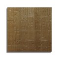 Set 10x Tapet 3D Autoadeziv, 5mm grosime, rezistent la apa, usor de curatat, 70x70cm, Naimeed D3603, model caramida, Maro