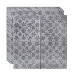 Set 5 x Tapet 3D Autoadeziv, design modern, rezistent la umezeala, usor de curatat, 70x70cm, Naimeed D4717, Argintiu Set 5 x Tapet 3D Autoadeziv, design modern, rezistent la umezeala, usor de curatat, 70x70cm, Naimeed D4717, Argintiu
