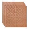 Set 10 x Tapet 3D Autoadeziv, design modern, rezistent la umezeala, usor de curatat, 70x70cm, Naimeed D4720, Maro