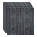 Set 10 x Tapet 3D Autoadeziv, design modern, rezistent la umezeala, usor de curatat, 70x70cm, Naimeed D4734, Negru Set 10 x Tapet 3D Autoadeziv, design modern, rezistent la umezeala, usor de curatat, 70x70cm, Naimeed D4734, Negru