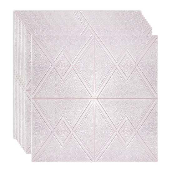 Set 10 x Tapet 3D Autoadeziv, design modern, rezistent la umezeala, usor de curatat, 70x70cm, Naimeed D4743, Roz Set 10 x Tapet 3D Autoadeziv, design modern, rezistent la umezeala, usor de curatat, 70x70cm, Naimeed D4743, Roz