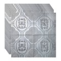 Set 10 x Tapet 3D Autoadeziv, design modern, rezistent la umezeala, usor de curatat, 70x70cm, Naimeed D4747, Argintiu