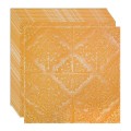 Set 10 x Tapet 3D Autoadeziv, design modern, rezistent la umezeala, usor de curatat, 70x70cm, Naimeed D4754, Portocaliu