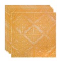 Set 5 x Tapet 3D Autoadeziv, design modern, rezistent la umezeala, usor de curatat, 70x70cm, Naimeed D4754, Portocaliu