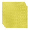 Set 10 x Tapet 3D Autoadeziv, design modern, rezistent la umezeala, usor de curatat, 70x70cm, Naimeed D4757, Galben