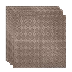 Set 5 x Tapet 3D Autoadeziv, design modern, rezistent la umezeala, usor de curatat, 70x70cm, Naimeed D4758, Bronz