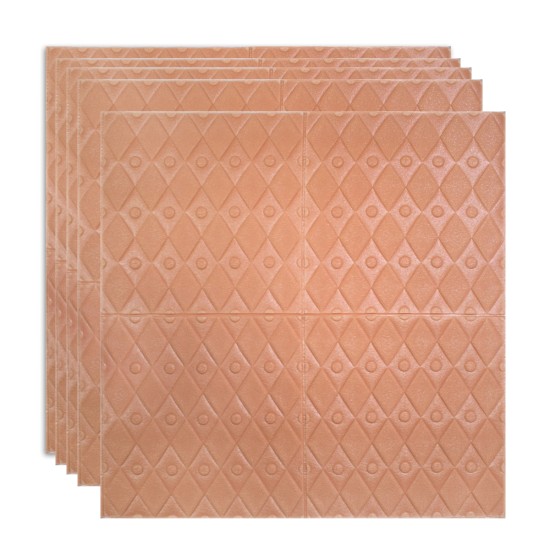 Set 5 x Tapet 3D Autoadeziv, design modern, rezistent la umezeala, usor de curatat, 70x70cm, Naimeed D4760, Maro Set 5 x Tapet 3D Autoadeziv, design modern, rezistent la umezeala, usor de curatat, 70x70cm, Naimeed D4760, Maro