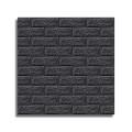 Set 10 x Tapet 3D autoadeziv, Naimeed D3402, model Caramida, 70 x 77 cm, 4mm grosime,  Negru