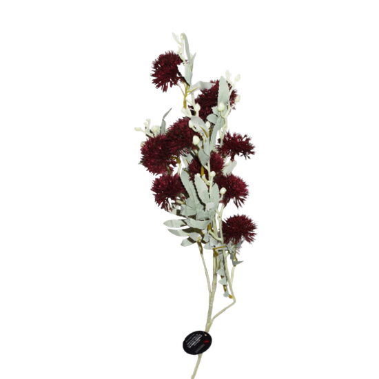 Planta artificiala cu 10 fire, Naimeed D3111, culoare Visiniu, 82 x 30 cm Planta artificiala cu 10 fire, Naimeed D3111, culoare Visiniu, 82 x 30 cm