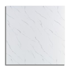 Set 10 panouri decorative, Autoadeziv, suprafata acoperita 3.6 mp, Naimeed D3515, 60x60 cm, Marmura Alba