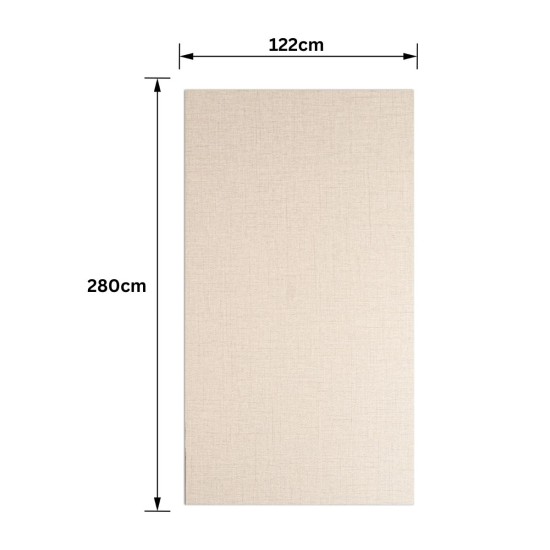 Panou SPC, Lambriu Bambú, Carbonat de Calciu si PVC, Naimeed D7759, antibacterian, ignifug si rezistent la umiditate, Dimensiuni 122x280cm, 7.8mm grosime