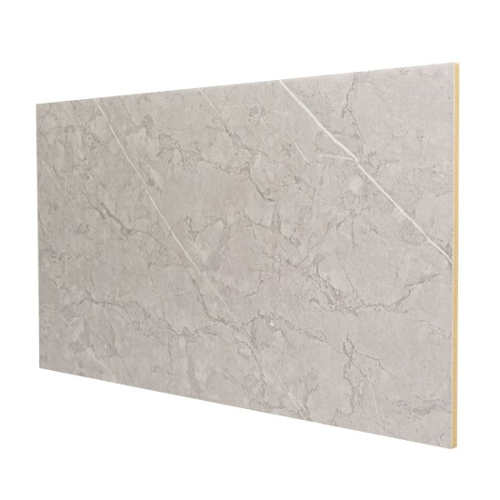 Panou SPC, Lambriu Bambú, Carbonat de Calciu si PVC, Naimeed D7762, antibacterian, ignifug si rezistent la umiditate, Dimensiuni 122x280cm, 7.8mm grosime