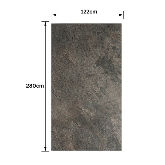 Panou SPC, Lambriu Bambú, Carbonat de Calciu si PVC, Naimeed D7781, antibacterian, ignifug si rezistent la umiditate, Dimensiuni 122x280cm, 7.8mm grosime