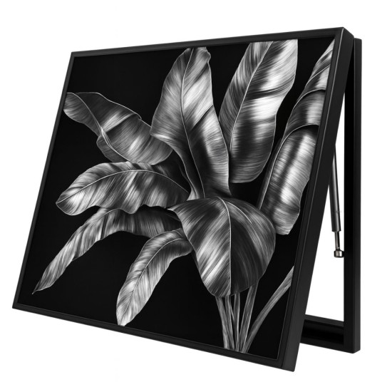 Capac tablou pentru contor electric, Naimeed D7283, mascare tablou electric, design modern si elegant, 50x60x4cm, rama neagra