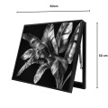 Capac tablou pentru contor electric, Naimeed D7283, mascare tablou electric, design modern si elegant, 50x60x4cm, rama neagra