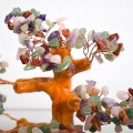 Copacel Feng Shui cu Pietre Semipretioase, Suport Ceramic, Naimeed D3013M, Inaltime 22cm