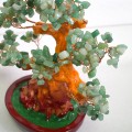 Copacel Feng Shui cu Pietre de Aventurin, Suport Ceramic, Naimeed, D3013V, Inaltime 22cm