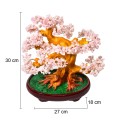 Copac Feng Shui cu Pietre Semipretioase de Cuart Roz, Suport Ceramic, Naimeed D4625-Roz, Inaltime 30cm Copac Feng Shui cu Pietre Semipretioase de Cuart Roz, Suport Ceramic, Naimeed D4625-Roz, Inaltime 30cm