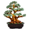 Copacel Feng Shui cu Pietre de Aventurin, Suport Ceramic, Naimeed, D4627-Verde, Inaltime 37cm Copacel Feng Shui cu Pietre de Aventurin, Suport Ceramic, Naimeed, D4627-Verde, Inaltime 37cm