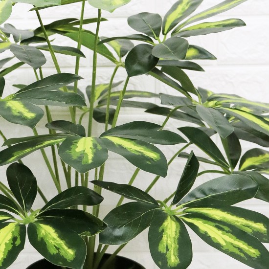 Planta artificiala, Pachira fara ghiveci, D4282, 65cm, verde