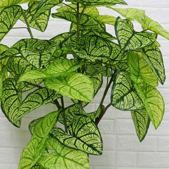 Planta artificiala, Alocasia fara ghiveci, D4287, 165cm, verde/galben Planta artificiala, Alocasia fara ghiveci, D4287, 165cm, verde/galben