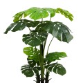 Planta artificiala, Monstera fara ghiveci, 15 frunze, D4292, 150cm, verde