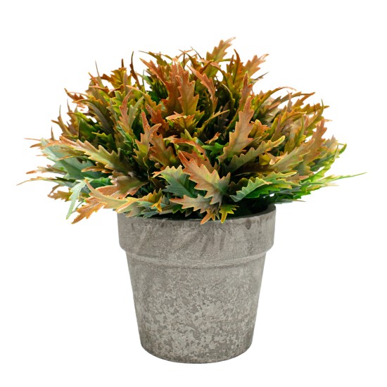 Planta Artificiala cu Ghiveci, D4955, Portocaliu Planta Artificiala cu Ghiveci, D4955, Portocaliu