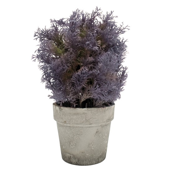 Planta Artificiala cu Ghiveci, D4956, Mov