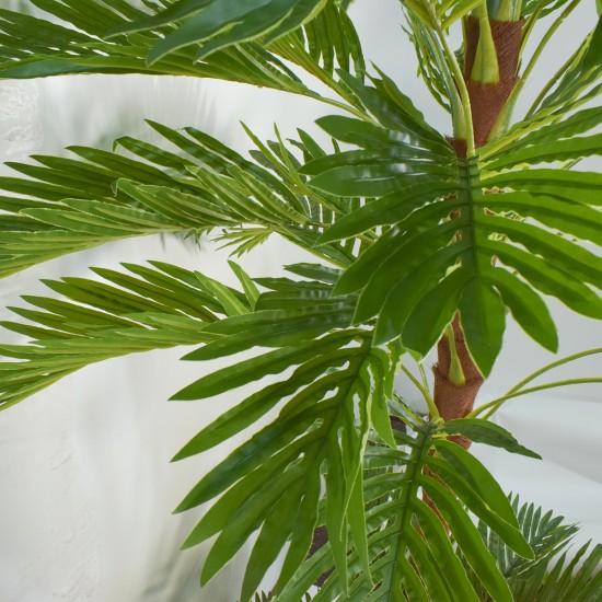 Copac artificial, Areca fara ghiveci, Naimeed D5615, 158x85 cm, Verde