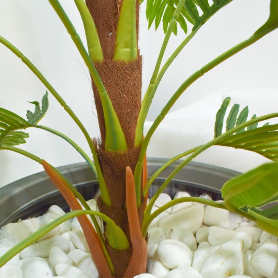 Copac artificial, Areca fara ghiveci, Naimeed D5615, 158x85 cm, Verde