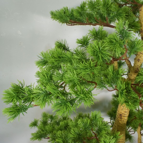 Copac artificial, Bonsai Pin fara ghiveci, Naimeed D5644, 166x85 cm, Verde Deschis