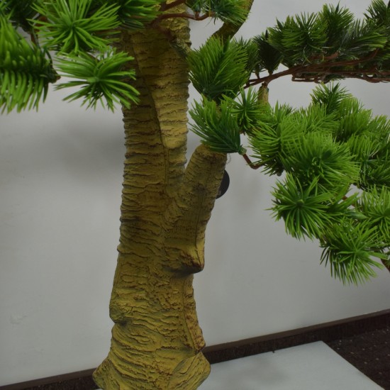 Copac artificial, Bonsai Pin fara ghiveci, Naimeed D5645, 166x85 cm, Verde Inchis