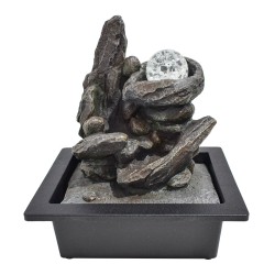 Fantana arteziana, Feng Shui, LED, pompa submersibila, Naimeed D5053, 23x18x28cm