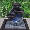 Fantana arteziana, Feng Shui, LED, pompa submersibila, Naimeed D5062, 23x18x28cm