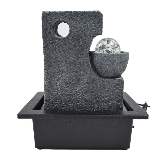 Fantana arteziana, Feng Shui, LED, pompa submersibila, Naimeed D5064, 23x17x29cm