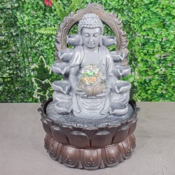 Fantana arteziana, Feng Shui, LED, pompa submersibila, Naimeed D5070, 26x26x37cm