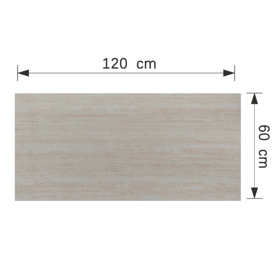 Set 16 panouri decorative din praf de piatra, Naimeed D7307, ignifuge, strat protector ceramic, rezistente la razele UV, 120x60x0.2 cm, bej travertin Set 16 panouri decorative din praf de piatra, Naimeed D7307, ignifuge, strat protector ceramic, rezistente la razele UV, 120x60x0.2 cm, bej travertin