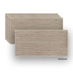 Set 8 panouri decorative din praf de piatra, Naimeed D7312, flexibile, ignifuge, strat protector ceramic, rezistente la razele UV, 120x60x0.2 cm, cappuccino Set 8 panouri decorative din praf de piatra, Naimeed D7312, flexibile, ignifuge, strat protector ceramic, rezistente la razele UV, 120x60x0.2 cm, cappuccino