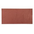 Set 10 panouri decorative din praf de piatra, Naimeed D7318, flexibile, ignifuge, strat protector ceramic, rezistente la razele UV, 120x60x0.2 cm, rosu caramiziu