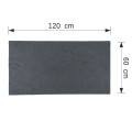 Set 10 panouri decorative din praf de piatra, Naimeed D7320, flexibile, ignifuge, strat protector ceramic, rezistente la razele UV, 120x60x0.2 cm, gri inchis Set 10 panouri decorative din praf de piatra, Naimeed D7320, flexibile, ignifuge, strat protector ceramic, rezistente la razele UV, 120x60x0.2 cm, gri inchis