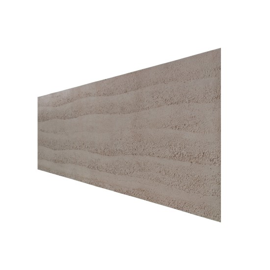 Set 16 panouri decorative din praf de piatra, Naimeed D7325, ignifuge, strat protector ceramic, rezistente la razele UV, 120x60x0.2 cm, maro deschis